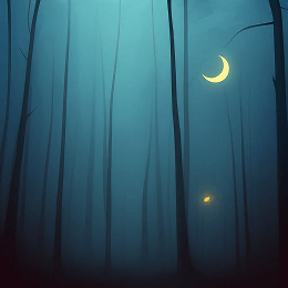 An intro for a thriller or detective podcast that creates an unsettling atmosphere.