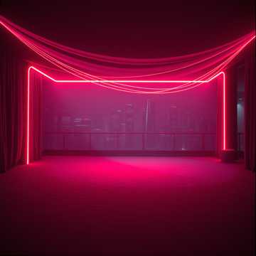A sensual slow dance under dim, atmospheric lighting