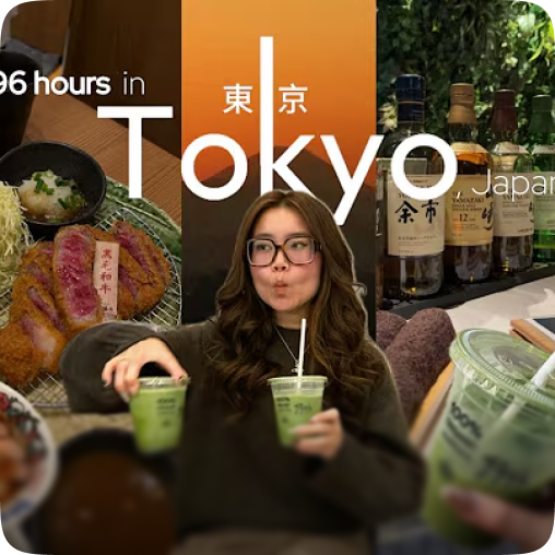 Create background music for my Tokyo trip vlog.