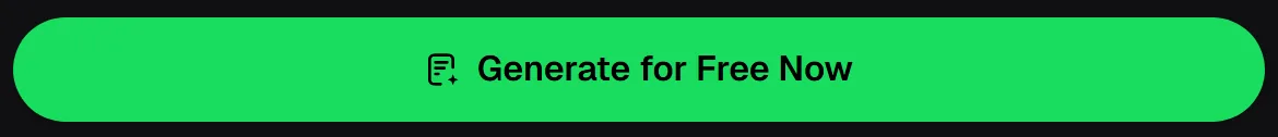 Green generate button at the bottom of the AI lyrics panel